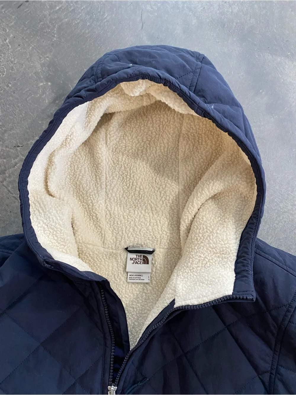 The North Face Face Cuchillo Insulated Full-Zip Hoodie Sz L Men’s  (Ago A-1)